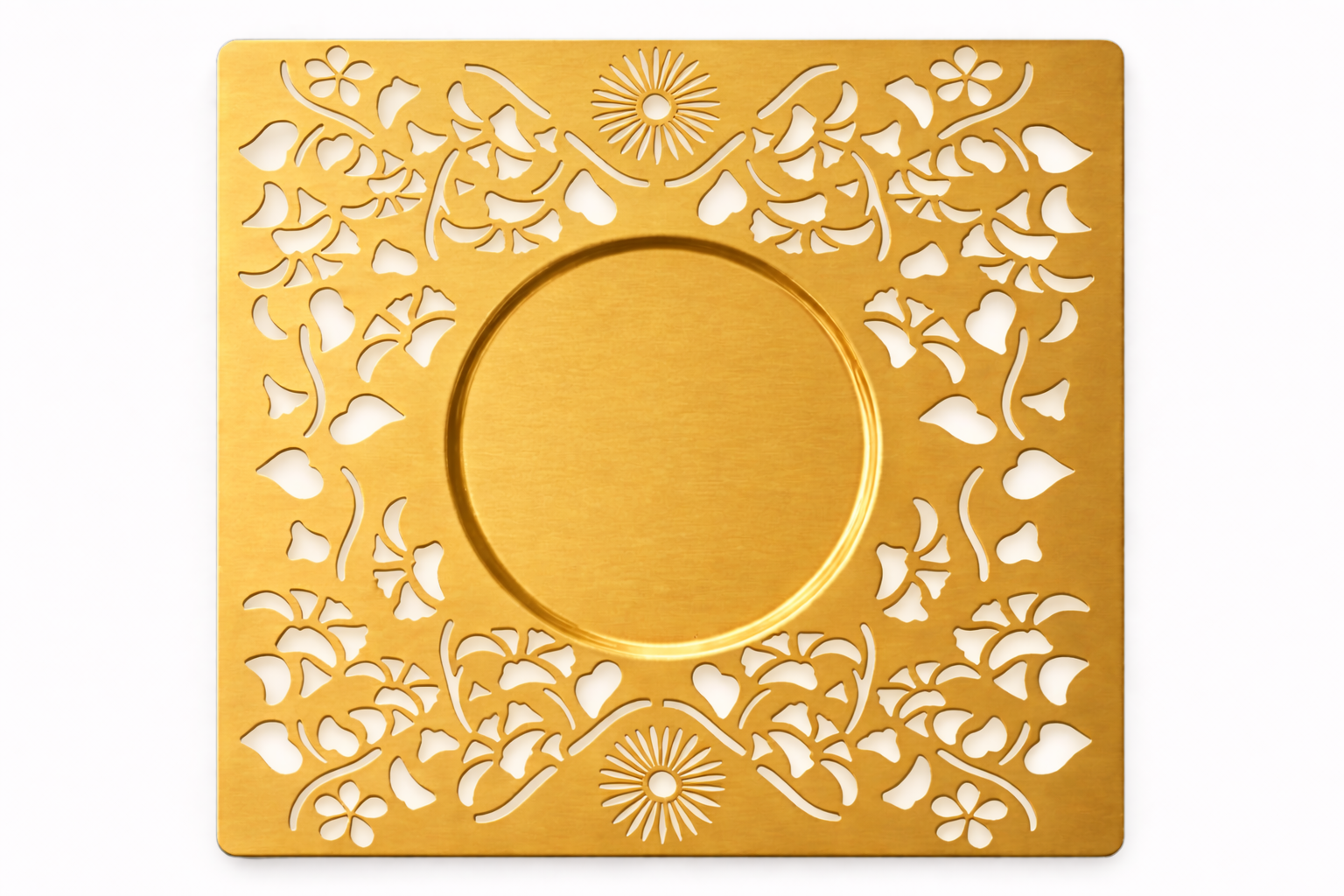 Plato Base Dorado Elegante